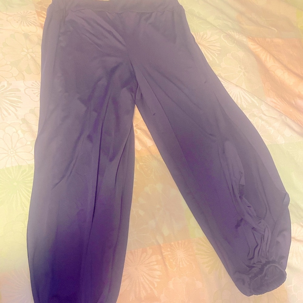 Sexy Navy Blue Side Slit High Waist Harem Pants! 🌹